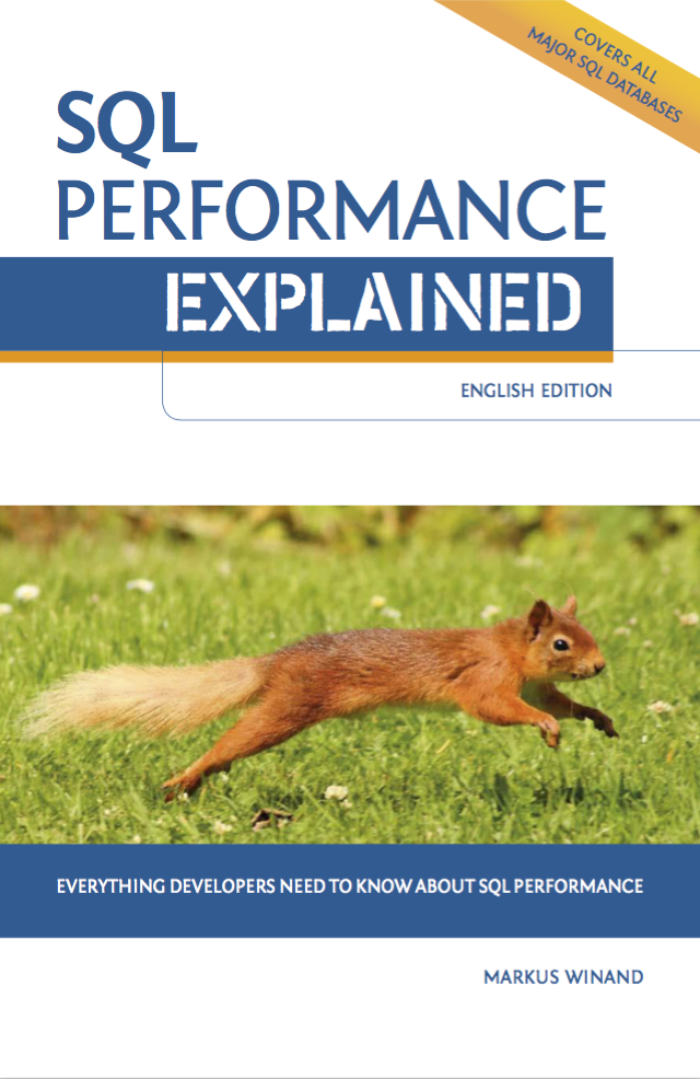 SQL Performance Explained (book cover)